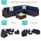 Best Choice Products 7-Piece Outdoor Modular Patio Conversation Furniture, Wicker Sectional Set